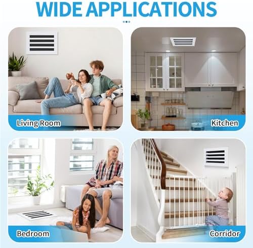 12x8 Modern AC Vent Cover, Decorative Air Vent Register Grille - Image 6