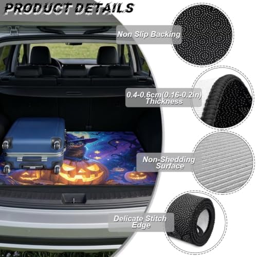 Halloween Cat Pumpkins Camping Trunk Mat 29"x39" - Image 6