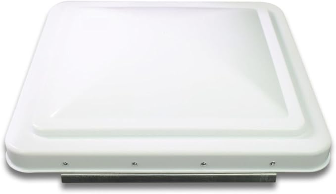 2 Packs 14 Inch RV Roof Vent Cover Universal Replacement Vent Lid White - Image 7
