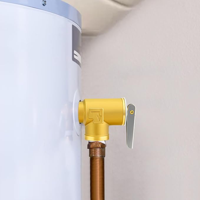 GASHER 1PCS Brass Temperature Pressure Relief Valve - Image 7