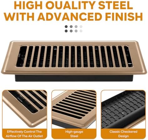 6x12 Floor Register, Floor Vent Covers - Image 3