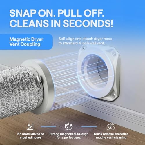 Magnetic Dryer Vent Kit for Tight Spaces - Image 2