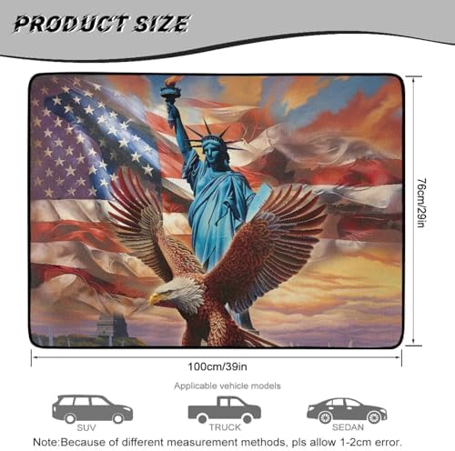American Statue of Liberty Camping Trunk Mat 29"x39" - Image 7