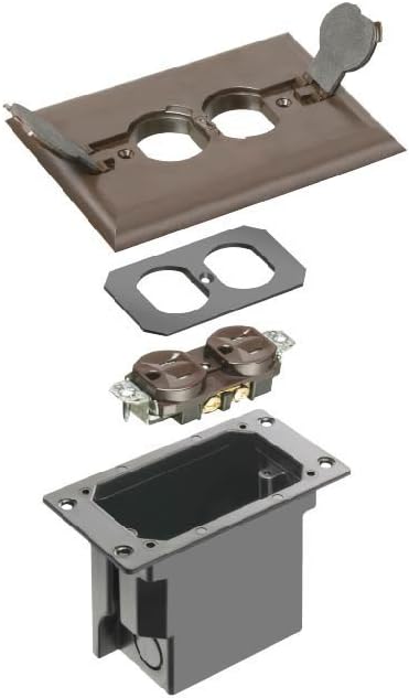 Arlington Industries FLBRF101BR-1 Retrofit Electrical Floor Box - Image 2