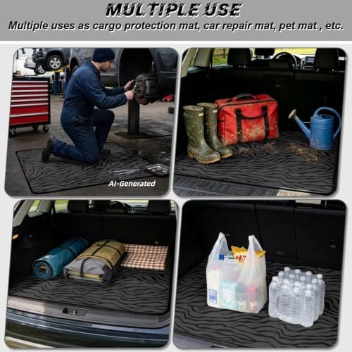 ELEQIN Car Cargo Liner, All Weather Heavy Duty Trunk Mat, Cargo Mats - Image 3