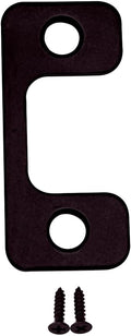 Solid Brass Deadbolt Strike Plate, Adjustable Jamb Plate, by QCAAHardware