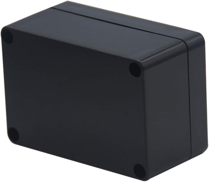 2 Pack Project Box ABS Plastic Black Electrical Boxes IP65 Waterproof DIY - Image 7