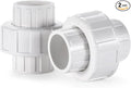 1-1/4" PVC Union Coupling Pipe Fitting, 1-1/4" PVC Slip Union Schedule 40 by VYH