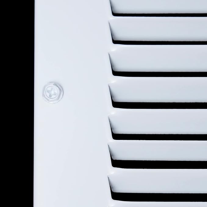 2 Pack] Fits 14x6 Duct Opening | Steel Baseboard Return Air Grille by Handua | - Image 6