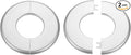 HARFINGTON 2pcs Wall Split Flange 51mm/2" Self-Adhesive Plumbing Cover Plates by HARFINGTON