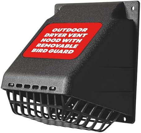 Deflecto 4-Inch Wide Mouth Dryer Vent Hood by Deflecto