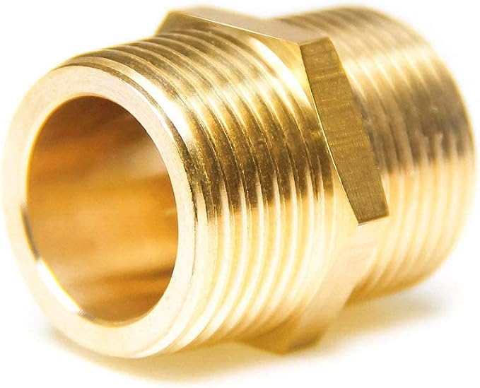 Joywayus 3/4" G Thread Male × 3/4" NPT Thread Male Brass Pipe Fitting Adapter - Image 7