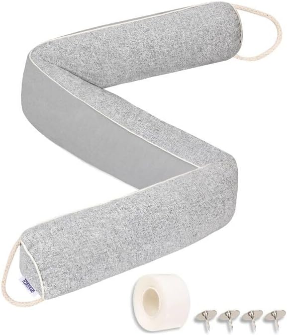 TORRAMI Under Door Draft Stoppers 38 Inch, Heavy Triangle Stop Draft Block Cold by TORRAMI