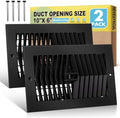 2 Pack 10 x 6 Inch Air Vent Cover by NEVESYKCUL