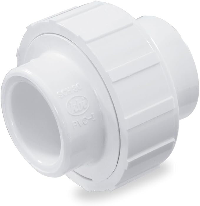 NDS WU-1000-S PVC Union, Pipe Connection, EPDM O-ring, by NDS-WaterManagement