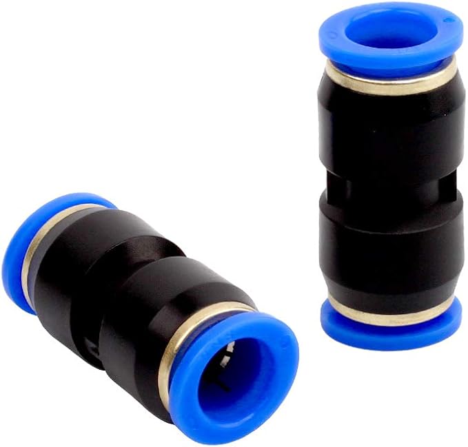 SNS 1/2" Tube OD Plastic Straight Union Pipe Tube Fitting Straight Pneumatic - Image 9