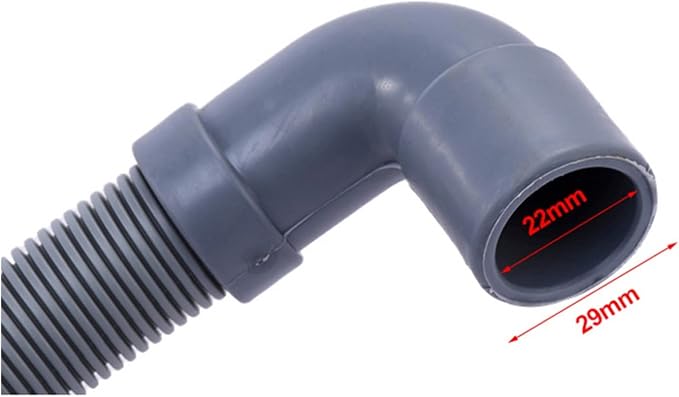 1/1.5/2M Washing Machine Drain Waste Hose Dishwasher Laundry Washer Flexible - Image 3