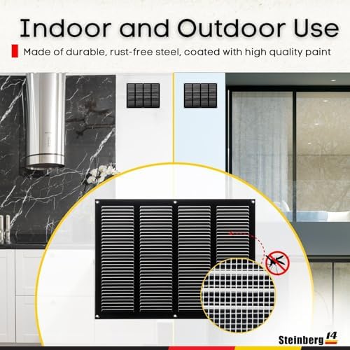 Steinberg14 Black Vent Cover 14x10 - Image 6