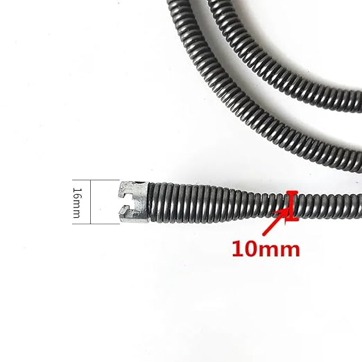 1.5M Length 10mm Reinforced Steel Drain Auger Spring - Image 4
