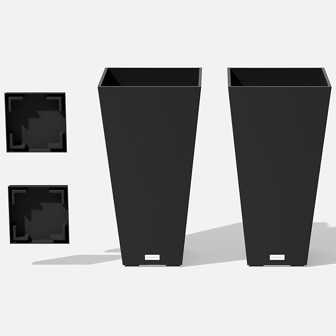Veradek Pure Series Taper Planter & Drip Tray by VeradekOutdoor
