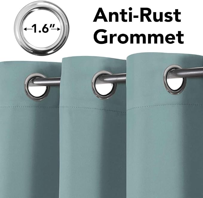 H.VERSAILTEX Blackout Curtains for Bedroom Thermal Insulated Room Darkening - Image 4