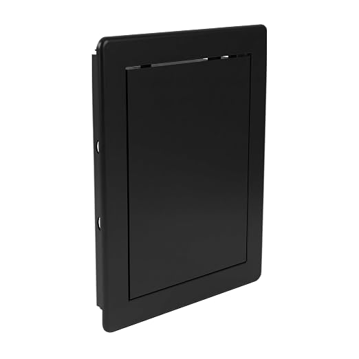 Repa Market 6 x 8 Access Panel for Drywall and Ceiling – Black ABS Plastic Door by RepaMarket