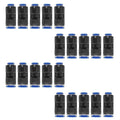 zjxed 1/4" OD x 3/8" OD Pneumatic quick Connector Push to Connect fittings by ROZESAZZ