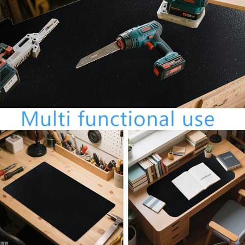 Work Bench Mat Top 47.2" x18" DIY Worktable Mat PU Leather Workbench Pad Topper - Image 7