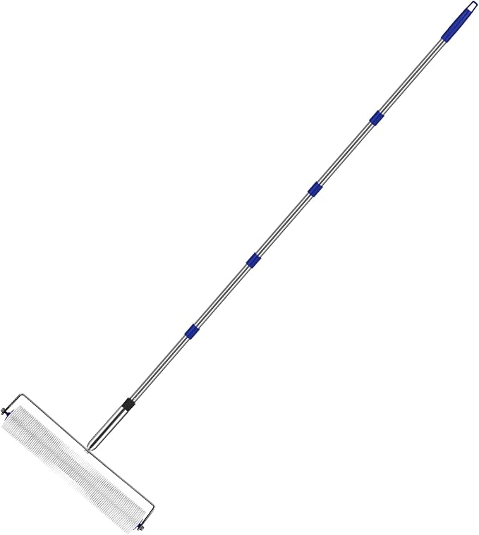 Spiked Screeding Compound Roller, Epoxy Flooring Tool Remove Bubble by Trumego
