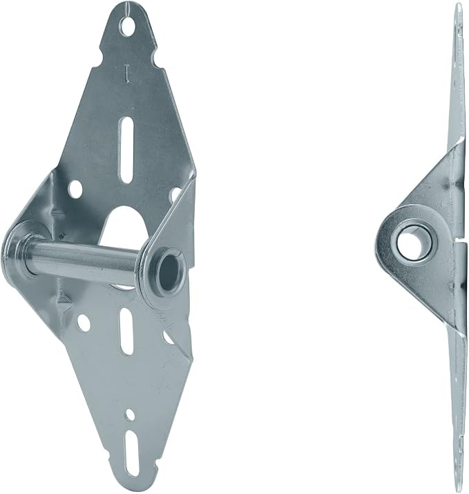 Garage Door Hinge #1, 14 Gauge Steel Replacement, Galvanized, 4 Pack | - Image 6