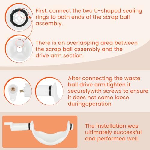 34117 Waste Ball Kit Partial Replacement 34120 42048 42209, RV Toilet Parts - Image 4