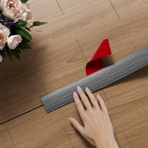 Floor Transition Strip for Carpet to Tile, Dark Grey - Image 2