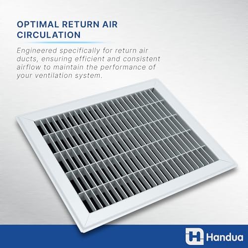 Fits 14x14 and 14x14 Duct Opening | Return Air Floor Grille by Handua | - Image 4