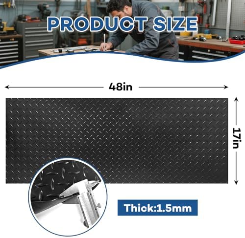48" x 17" Work Bench Pad PVC Workbench Mat - Image 2