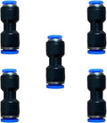 1/4" OD x 5/32" OD Pneumatic quick Connector Push to Connect fittings Straight by ROZESAZZ