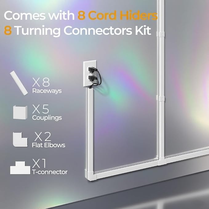 113.4in Cord Hider Kit, Cord Covers - Image 5