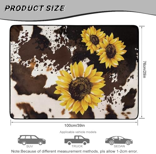 Brown Cow Sunflower Universal Cargo Liner 29"x39" - Image 7