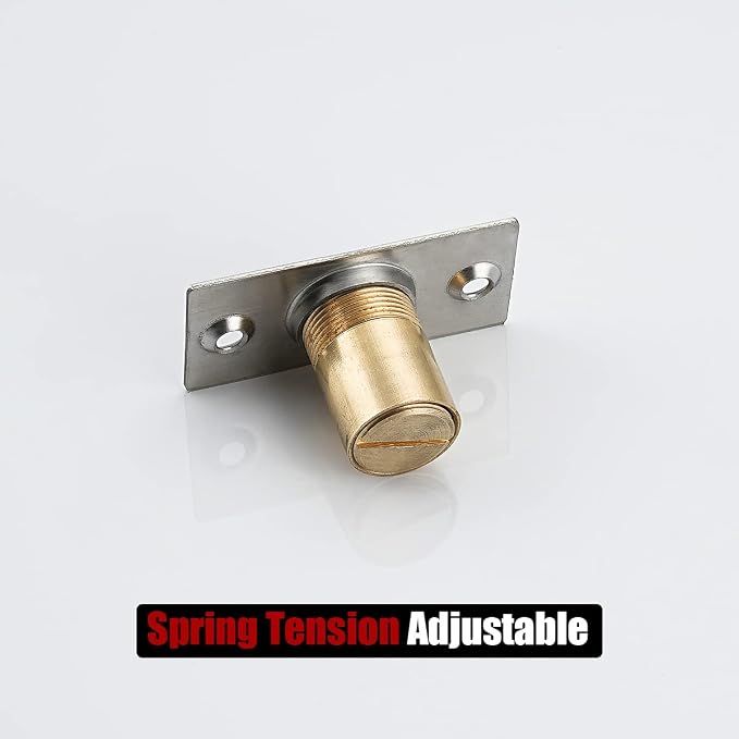 JQK Closet Door Ball Catch Hardware, Stainless Steel Catch Adjustable - Image 8