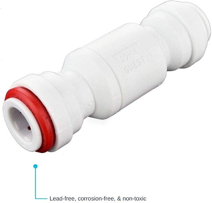 John Guest 3/8 Inch Imperial Single Check Valve, Push to Connect Plastic - Image 5
