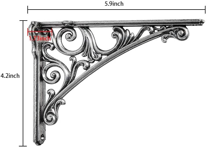 Khtumeware Shelf Bracket 6 Inch, Decorative Brackets - Image 2