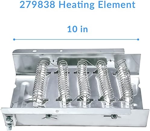 279838 Dryer Heating Element, 3392519 & 3977393 Thermal Fuse, 3977767 & 3387134 - Image 2
