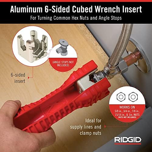 RIDGID 57003 EZ Change Plumbing Wrench Faucet Installation and Removal Tool - Image 6