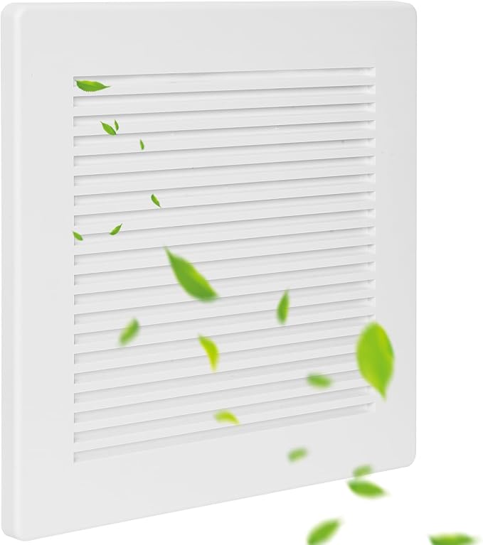 (1-Pack 12" BP90 Spring Bathroom Exhaust Fan Cover 12-1/4" x12" Vent Cover by Unknown