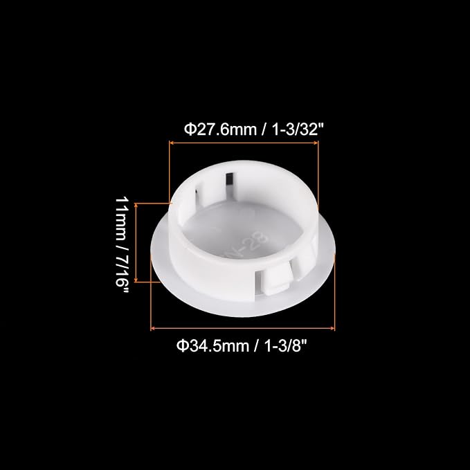 uxcell 1-3/32" Plastic Hole Plugs - Image 2