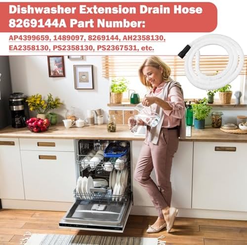8269144A Dishwasher Drain Hose Extension Compatible - Image 6