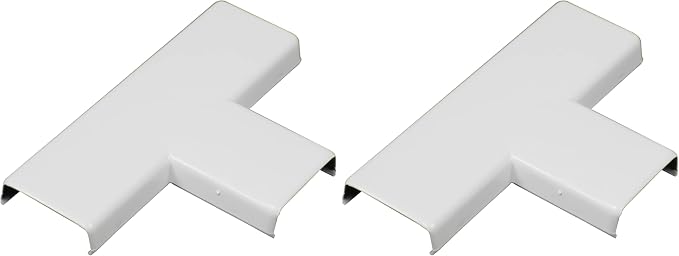 Wiremold Plastic Nonmetallic Raceway, Extending Power, On-Wall T-Fitting by Legrand-Wiremold