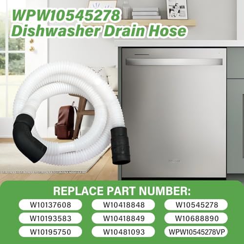 WPW10545278 Dishwasher Drain Loop Hose - Image 2