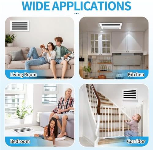 16x8 Modern AC Vent Cover, Decorative Air Vent Register Grille - Image 6