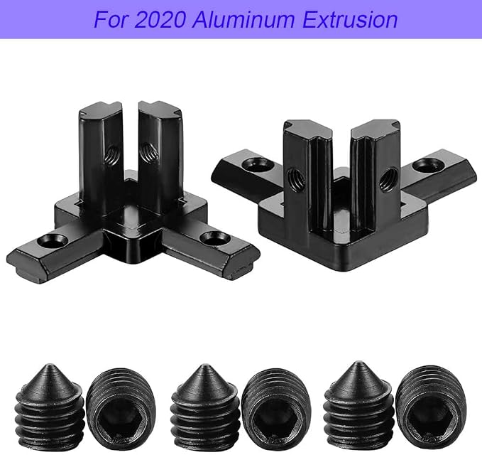8Sets 3-Way End Corner Bracket Solid Connectors - Image 6