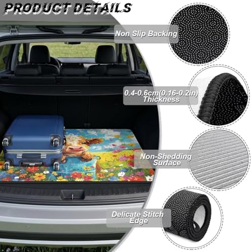 Calf Flower Trunk Mat for Car Snow Gear Trunk Mat Universal Waterproof Cargo - Image 6